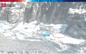 3D Panoramakarte Winter Langlaufen Umhausen Niederthai Soelden Oetztal