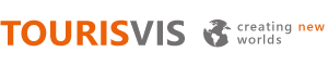 Tourisvis creating new worlds Logo