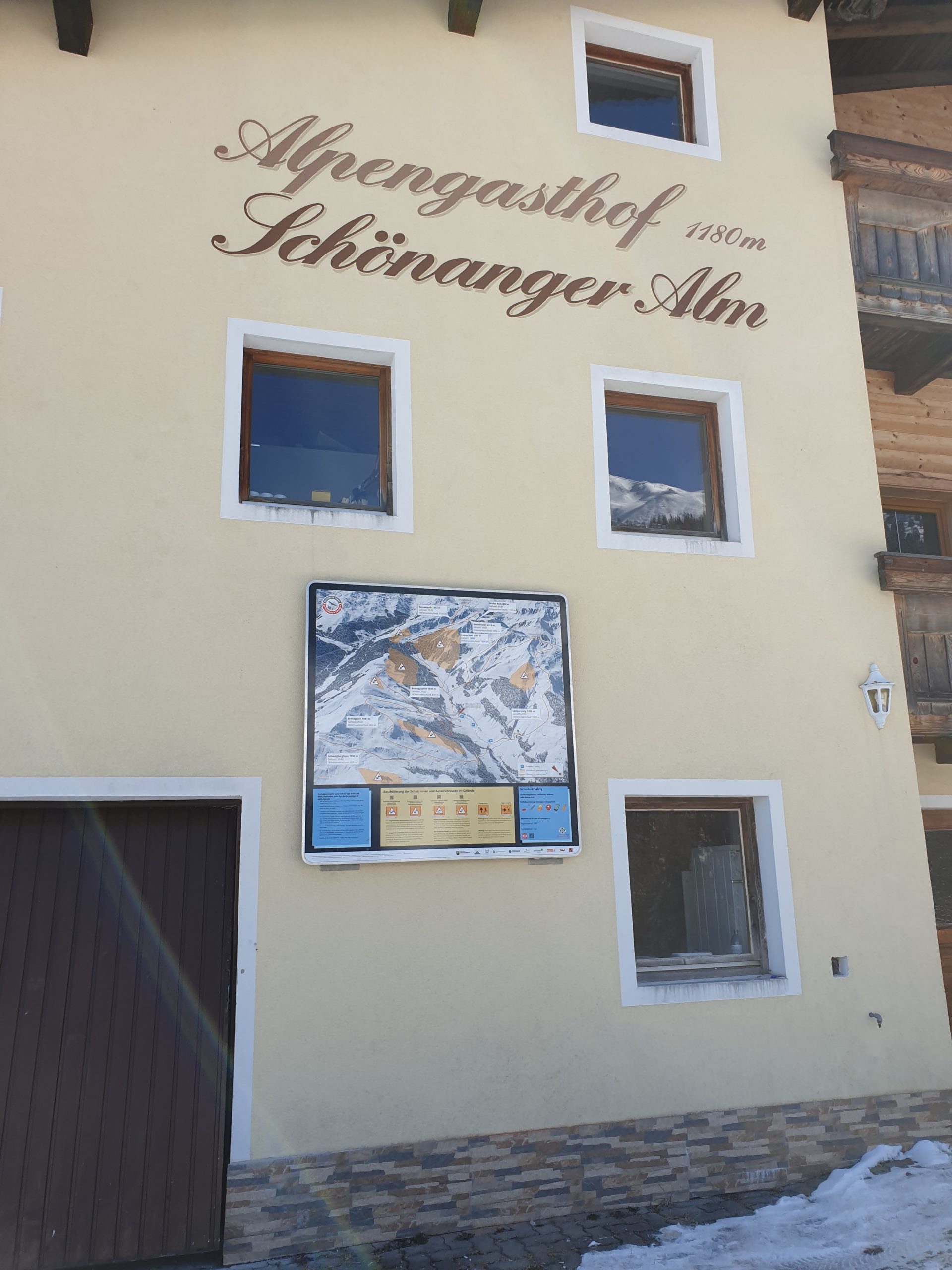 3D Panoramatafel - Skitourenlenkung Land Tirol - Wildschönau Schwaigberghorn-Lämpersberg